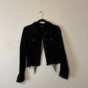 AKIRA Black Denim Jacket